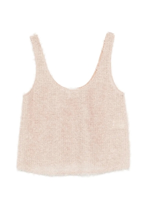 Alysi textured tank top - Neutrals
