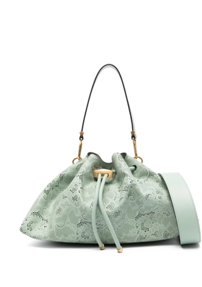 Jimmy Choo Bon Bon laser-cut tote bag - Green