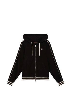 Wales Bonner Prince zip-up hoodie - Black