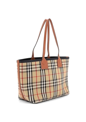 Burberry Pre-Owned London Vintage Check Canvas Small tote bag - Brown