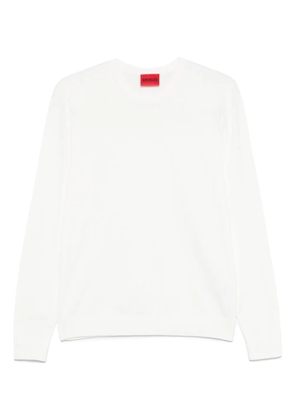 HUGO fine-knit jumper - White