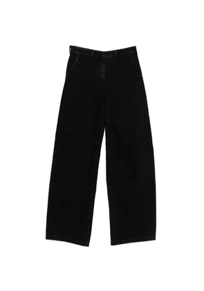ENTIRE STUDIOS cotton wide-leg jeans - Black