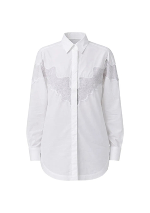 BOSS Bostuna oversized shirt - White