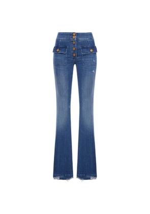 The Seafarer Anais button pocket jeans - Blue