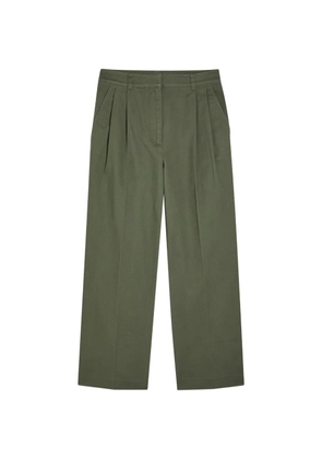 ANINE BING pleated trousers - Green