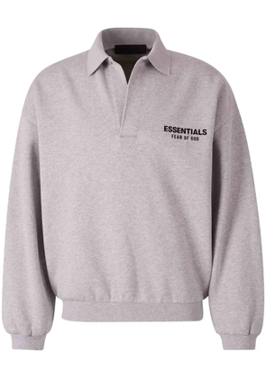 FEAR OF GOD ESSENTIALS fleece polo sweatshirt - Grey