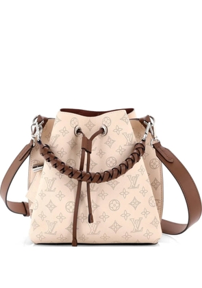 Louis Vuitton Pre-Owned Muria Mahina Leather bucket bag - Neutrals