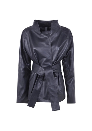 Liviana Conti belt jacket - Black