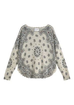 kujten patterned sweater - Grey