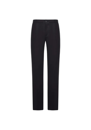 Kiton elasticated trousers - Black