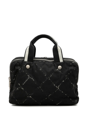 CHANEL Pre-Owned 2000-2002 Old Travel Line Nylon handbag - Black