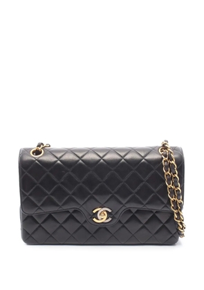 CHANEL Pre-Owned 1994-1996 Limited Edition Medium CC Quilted Lambskin Double Flap shoulder bag - Black