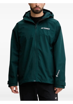adidas zip-fastening jacket - Green