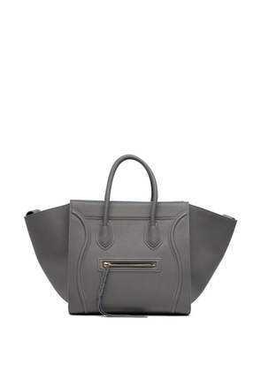 Celine Pre-Owned 2017 Medium Leather Phantom Luggage tote bag - Grey