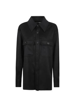 Saint Laurent buttoned pocket shirt - Black