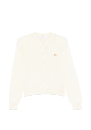 Maison Kitsuné fox-motif cardigan - Neutrals