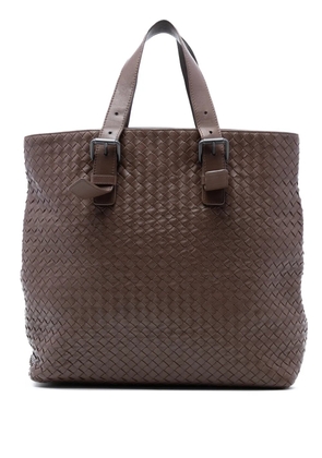 Bottega Veneta Pre-Owned 2012-2025 Nappa Intrecciato Belted tote bag - Brown