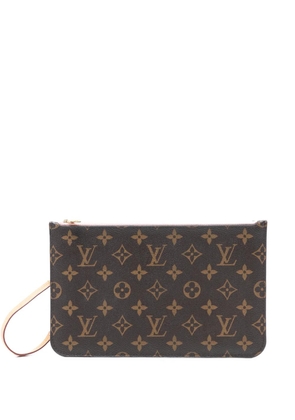 Louis Vuitton Pre-Owned 2016 Monogram Neverfull Pouch clutch bag - Brown