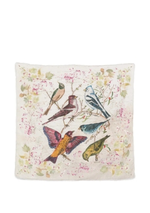 Faliero Sarti Primavera floral scarf - Neutrals