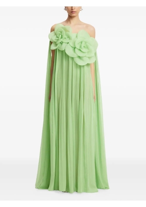 Leo Lin Jaclyn flower-detail maxi dress - Green