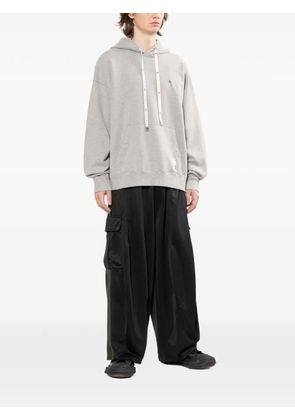 Maison MIHARA YASUHIRO logo-patch hoodie - Grey