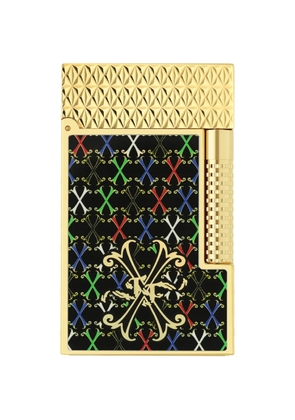 S.T. Dupont patterned lighter - Gold