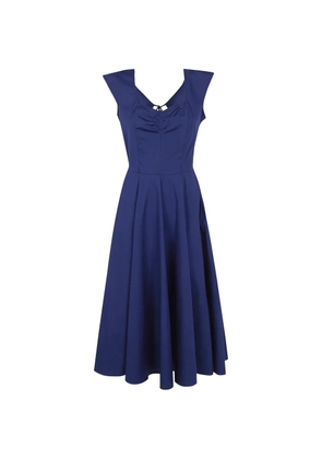 ASPESI tie back dress - Blue