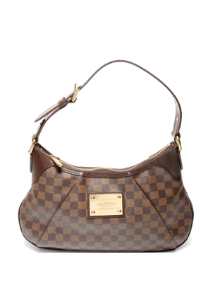 Louis Vuitton Pre-Owned 2008 GM Thames check shoulder bag - Brown