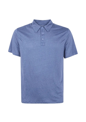 Majestic Filatures buttoned polo shirt - Blue