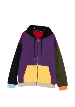 Mastermind Japan colour-block hoodie - Purple