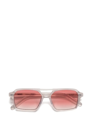 MM6 Maison Margiela geometric-frame sunglasses - White