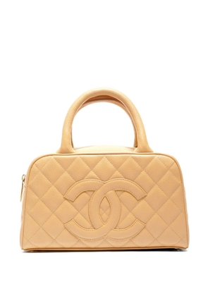CHANEL Pre-Owned 2003 quilted leather tote bag - Neutrals