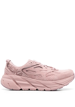 HOKA CLIFTL SUEDE 'PALE MAUVE' - Pink