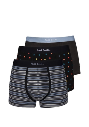 Paul Smith striped polka-dot boxers - Black