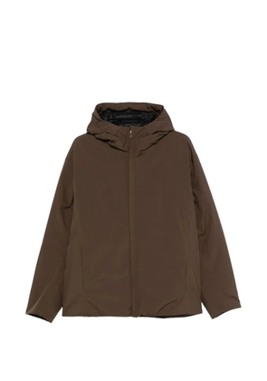 Herno zip-up hooded jacket - Brown