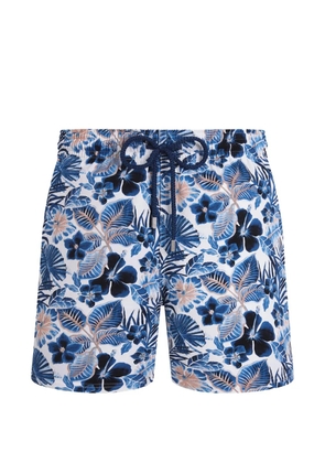 Vilebrequin floral-print swim shorts - White