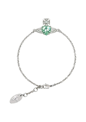 Vivienne Westwood Ariella heart-charm bracelet - Silver