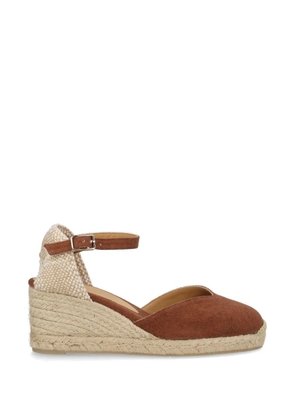 Castañer Chiarita ankle-strap heeled espadrilles - Brown