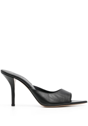 GIABORGHINI matte leather sandals - Black