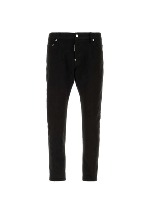 DSQUARED2 button stretch slim jeans - Black