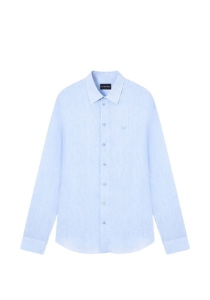 Emporio Armani logo-detail shirt - Blue