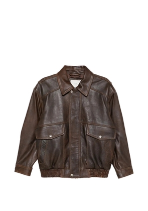 DUNST pocket panelled jacket - Brown