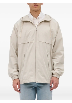 A.P.C. hooded zip-up jacket - Neutrals