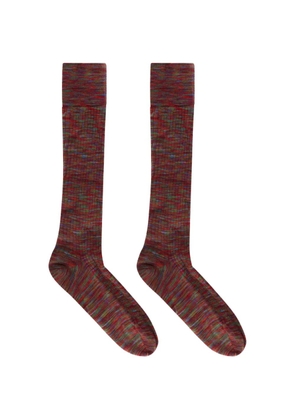 Valentino Garavani ribbed socks - Red