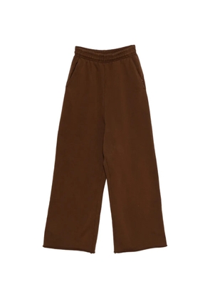 ENTIRE STUDIOS raw-hem track pants - Brown