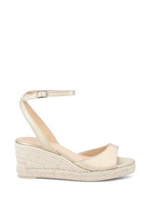 Castañer Brook wedge espadrilles - Gold