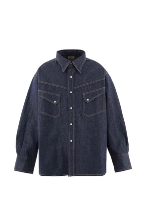 SAINT MXXXXXX chest-pocket denim shirt - Blue