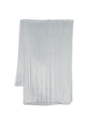 Pleats Please Issey Miyake pleated poncho - Grey