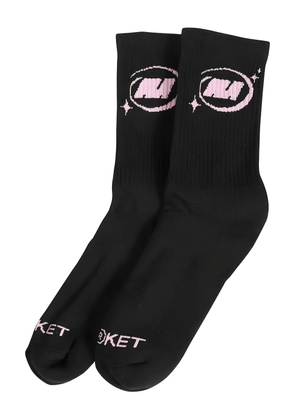 MARKET logo-detail socks - Black