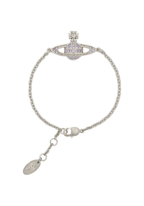 Vivienne Westwood Mini Bas Relief chain bracelet - Silver